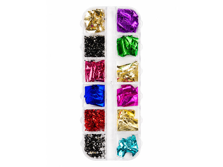 Pack 12 papel foil colores surtidos
